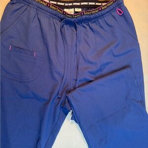 Heartsoul, Navy Blue Drawstring Scrub Pants